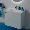 Шкаф нижний Fancy Marble Fiji-2 800 с умывальником Annabell 800- Фото 3